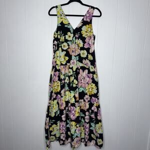 Who What Wear Women’s Floral Midi Maxi Dress Spring Boho Size Small